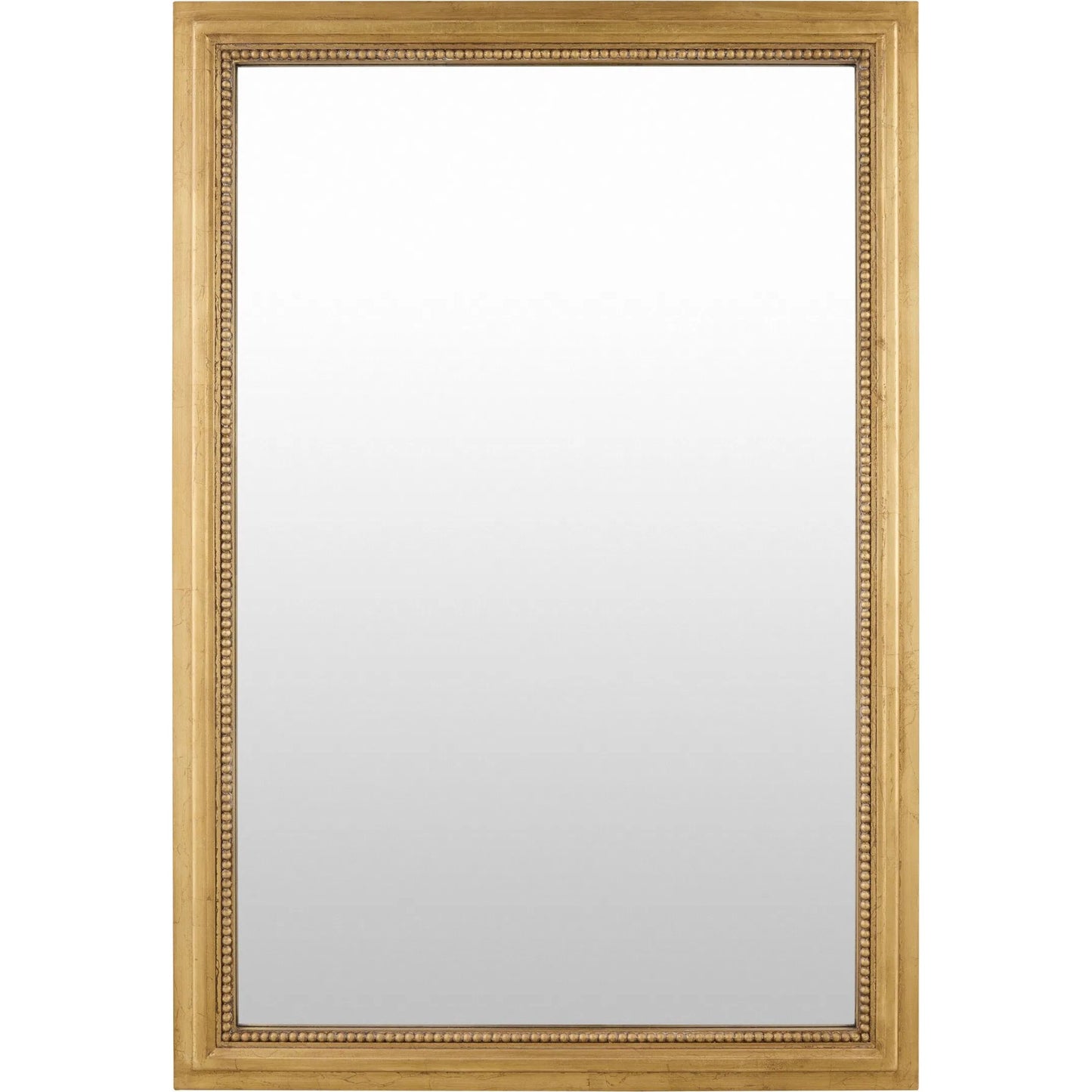 001 SI-2380125 | Primary Silo | Damian Accent Mirror by Surya in gold and antiqued gold. Made from manufactured wood in a modern style.