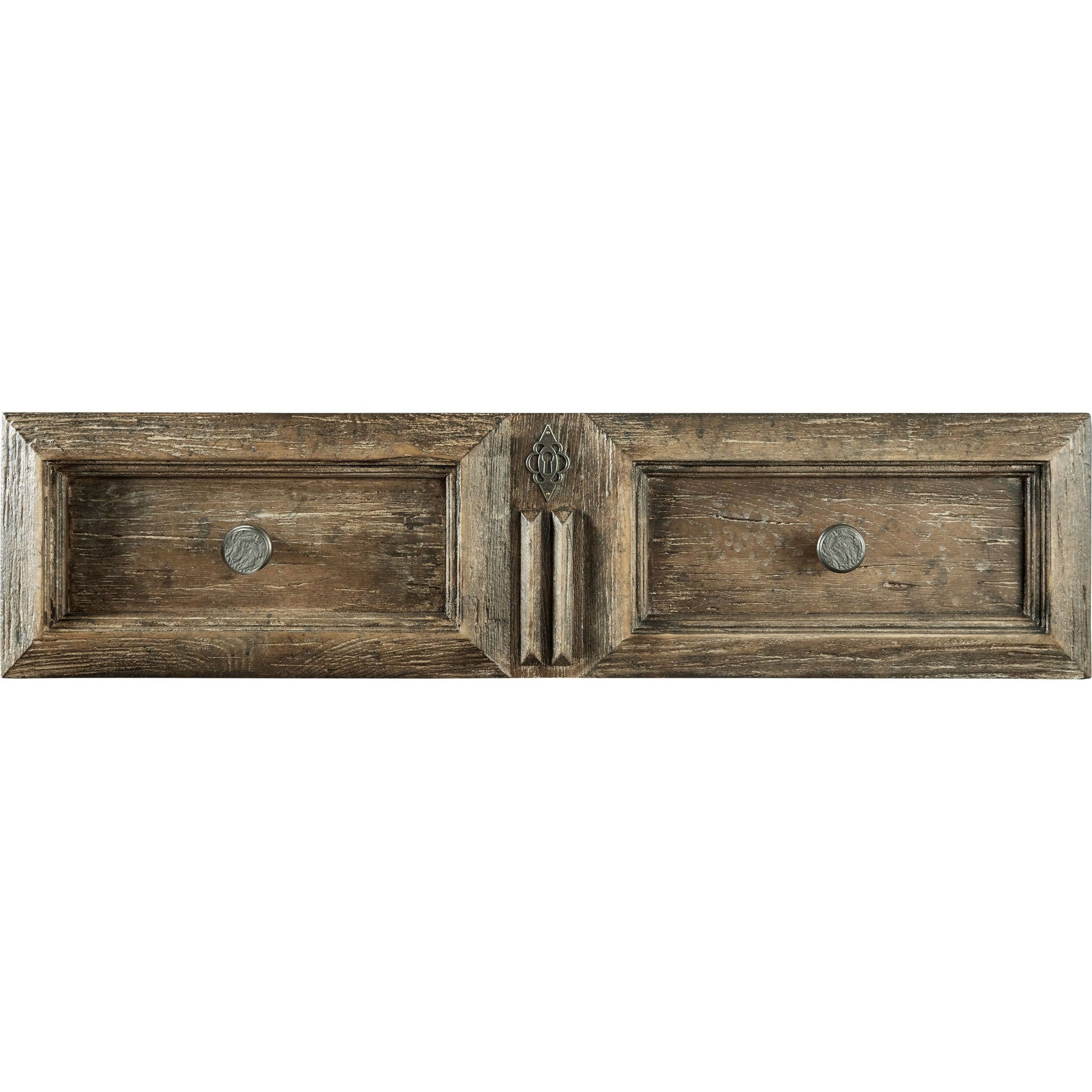 La Grange Rolling Hill Nine-Drawer Dresser by Hooker Furniture in wash off oak. Made from oak veneer, cedar, felt panel, jewelry tray, solid-wood edge top in a unique style.