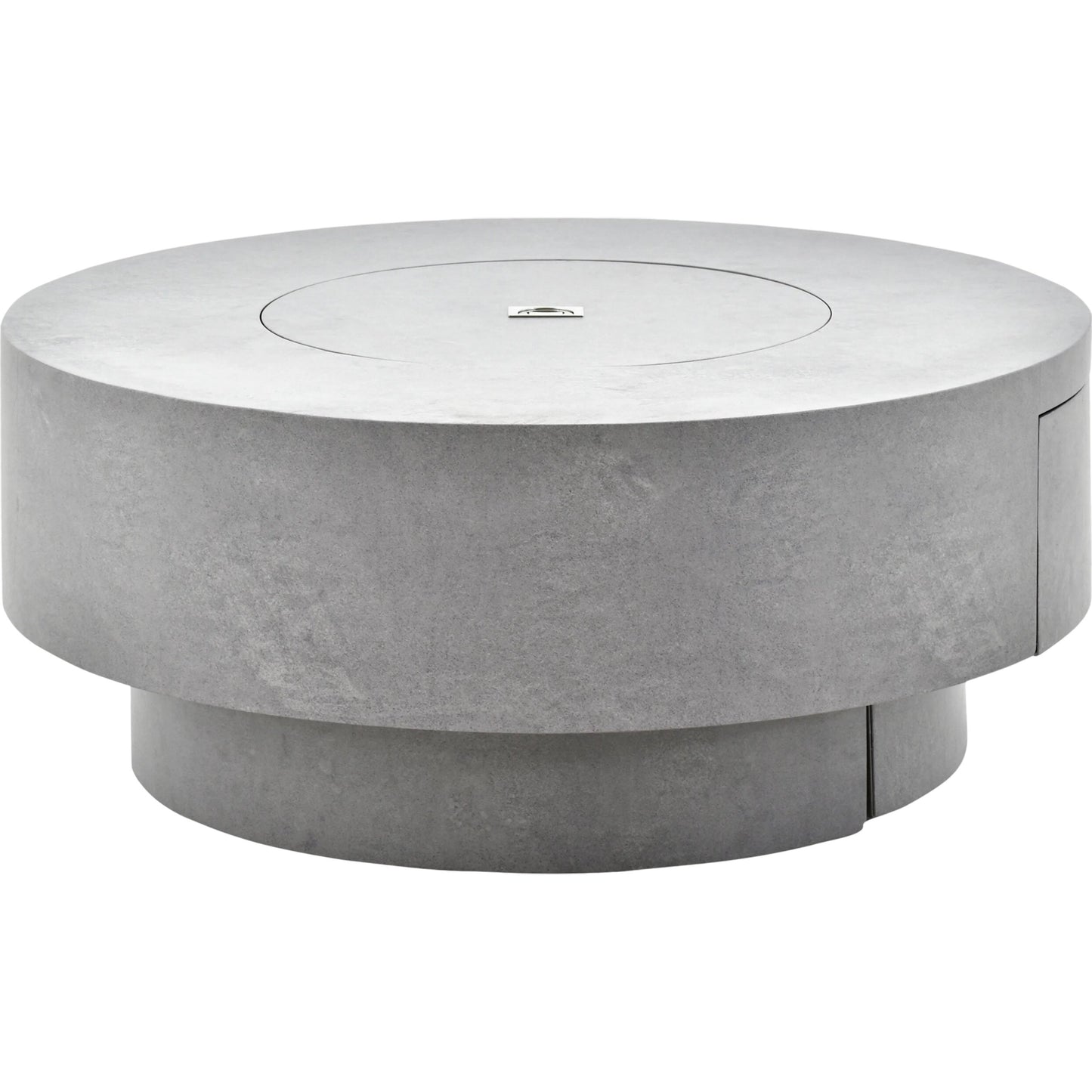001 SI-2459921 | Primary Silo | Daniella Indoor/Outdoor Fire Table by Surya in gray. Made from aluminum in a transitional style.