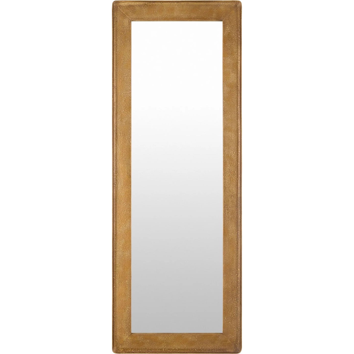 001 SI-2380129 | Primary Silo | Danica Full Length Mirror by Surya in gold and antiqued gold. Made from iron in a modern style.