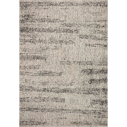 Darby DAR-02 Rug by Loloi II in oatmeal, charcoal. Made from 100% polyester in a unique style.