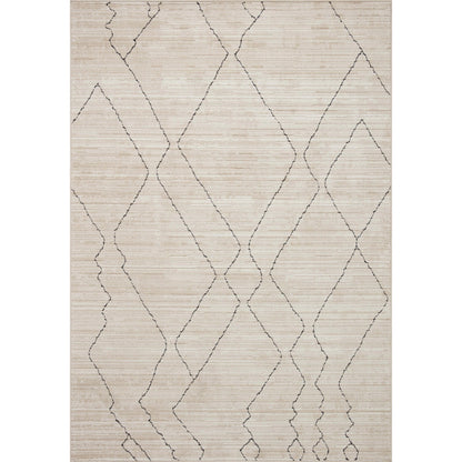 Darby DAR-03 Rug by Loloi in sand, charcoal. Made from 100% polyester in a unique style.