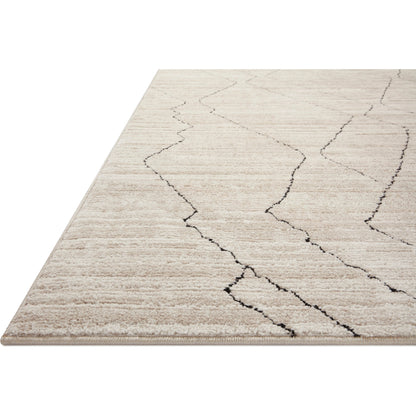 Darby DAR-03 Rug by Loloi in sand, charcoal. Made from 100% polyester in a unique style.