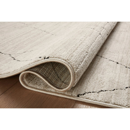 Darby DAR-03 Rug by Loloi in sand, charcoal. Made from 100% polyester in a unique style.