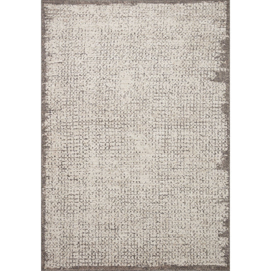 Darby DAR-04 Rug by Loloi II in ivory, stone. Made from 100% polyester in a unique style.