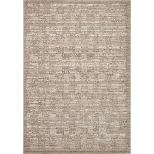 Darby DAR-07 Rug by Loloi II in pebble, sand. Made from 100% polyester in a unique style.