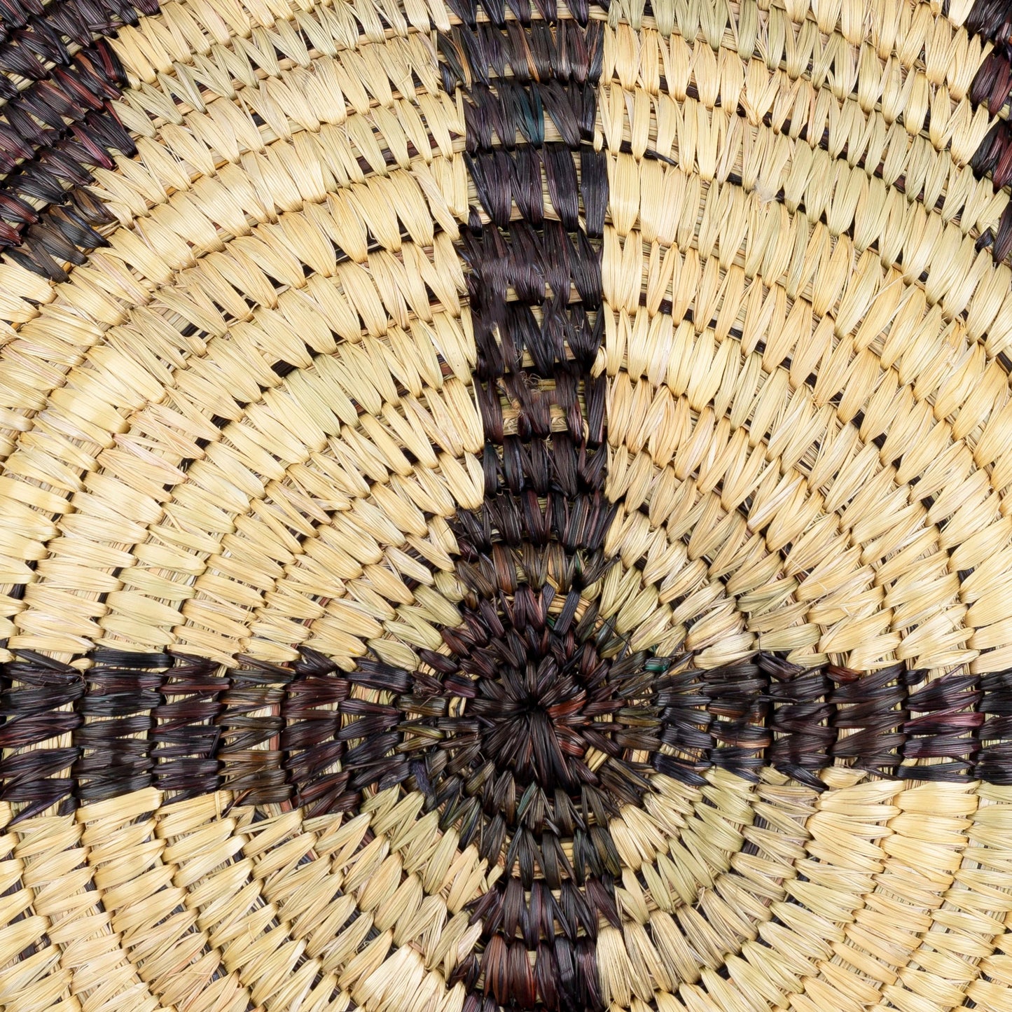 003 SI-1880289 | Closeup | Dastkar - 27384 by Livabliss in tan, black and hand finished. Made from seagrass in a eclectic & global style.