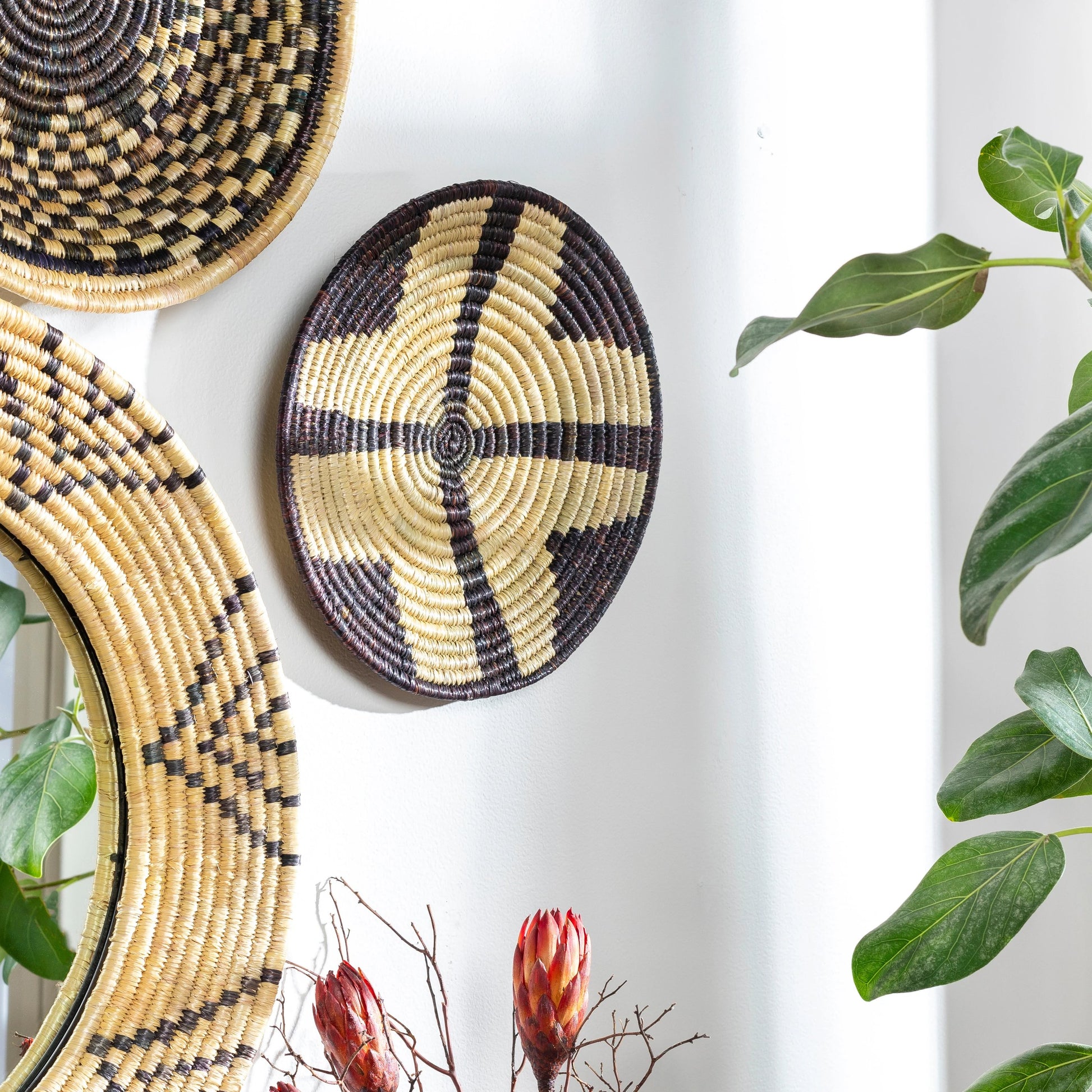 Dastkar - 27384 by Livabliss in tan, black and hand finished. Made from seagrass in a eclectic & global style.