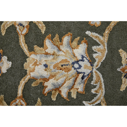 Prescott Traditional & Botanical Rug - 8939F by Feizy. Made from viscose, wool in a unique style.