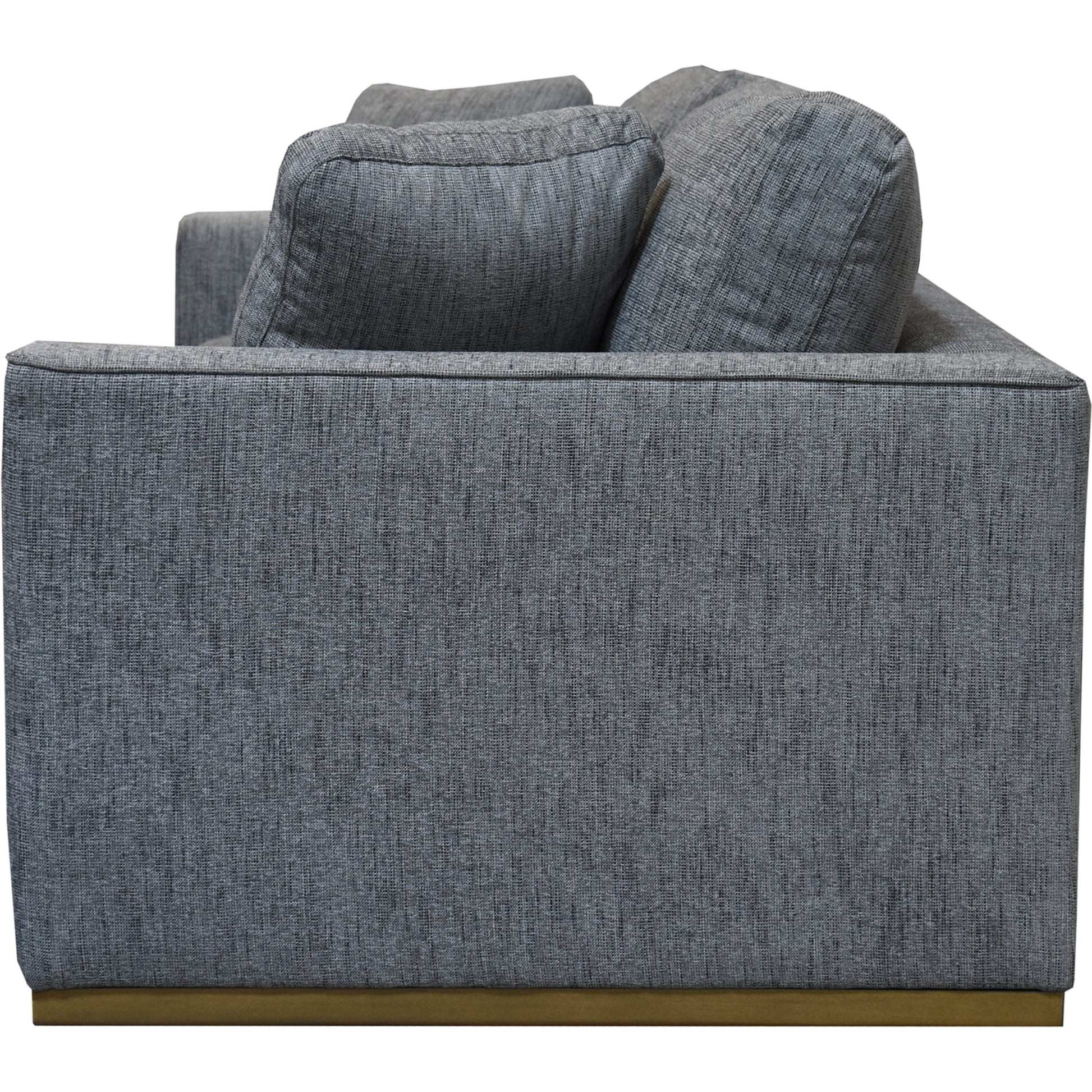 Anderson Sofa by LH Imports in brown. Made from pine, hardwood, polyester, pu foam, polyester fiber in a modern style.