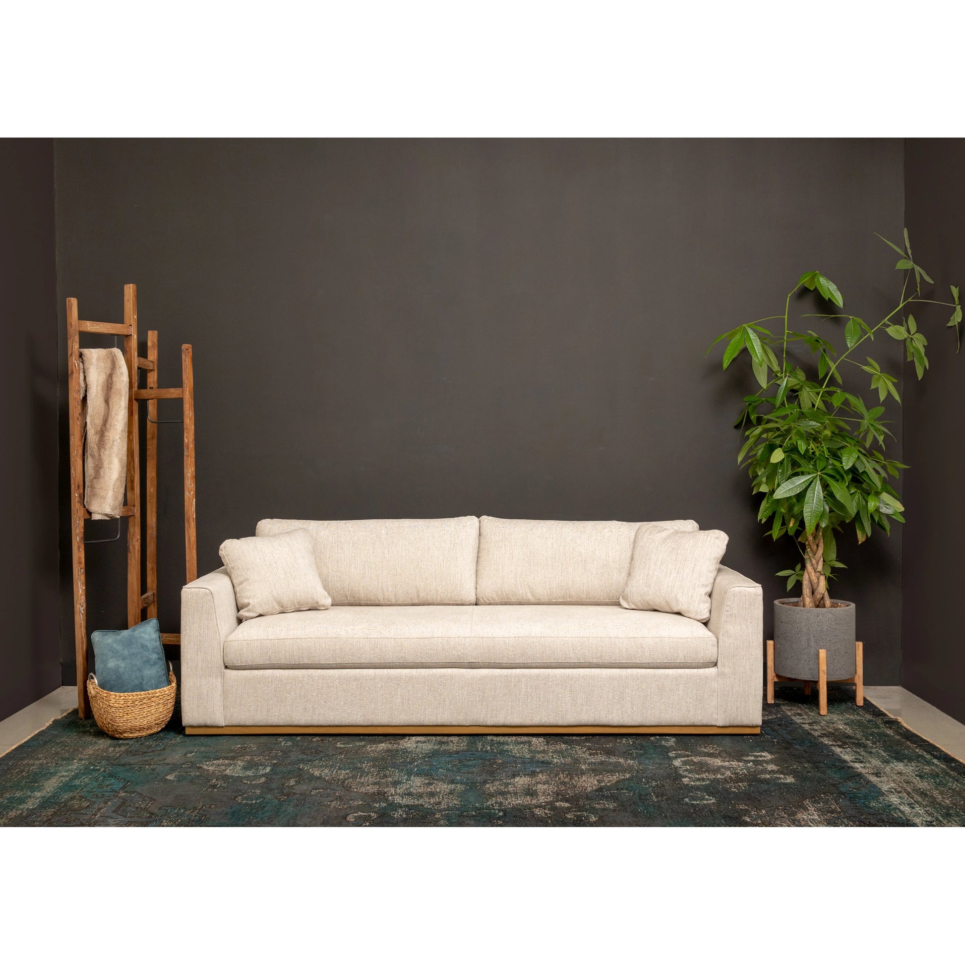 Anderson Sofa by LH Imports in brown. Made from pine, hardwood, polyester, pu foam, polyester fiber in a modern style.