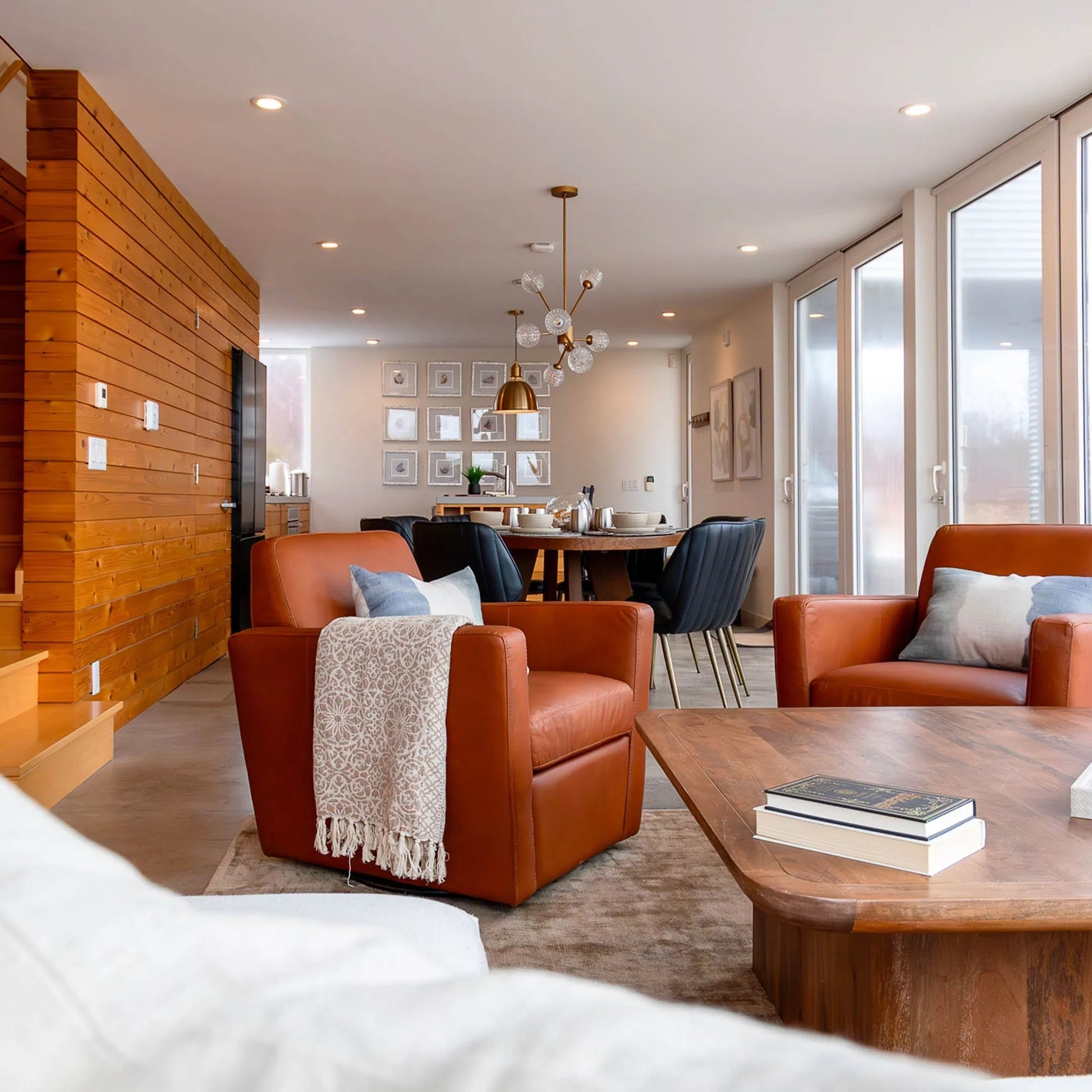 Cooper Swivel Club Chair by LH Imports in matte black. Made from pine, hardwood, metal, pu foam, polyester in a modern style.