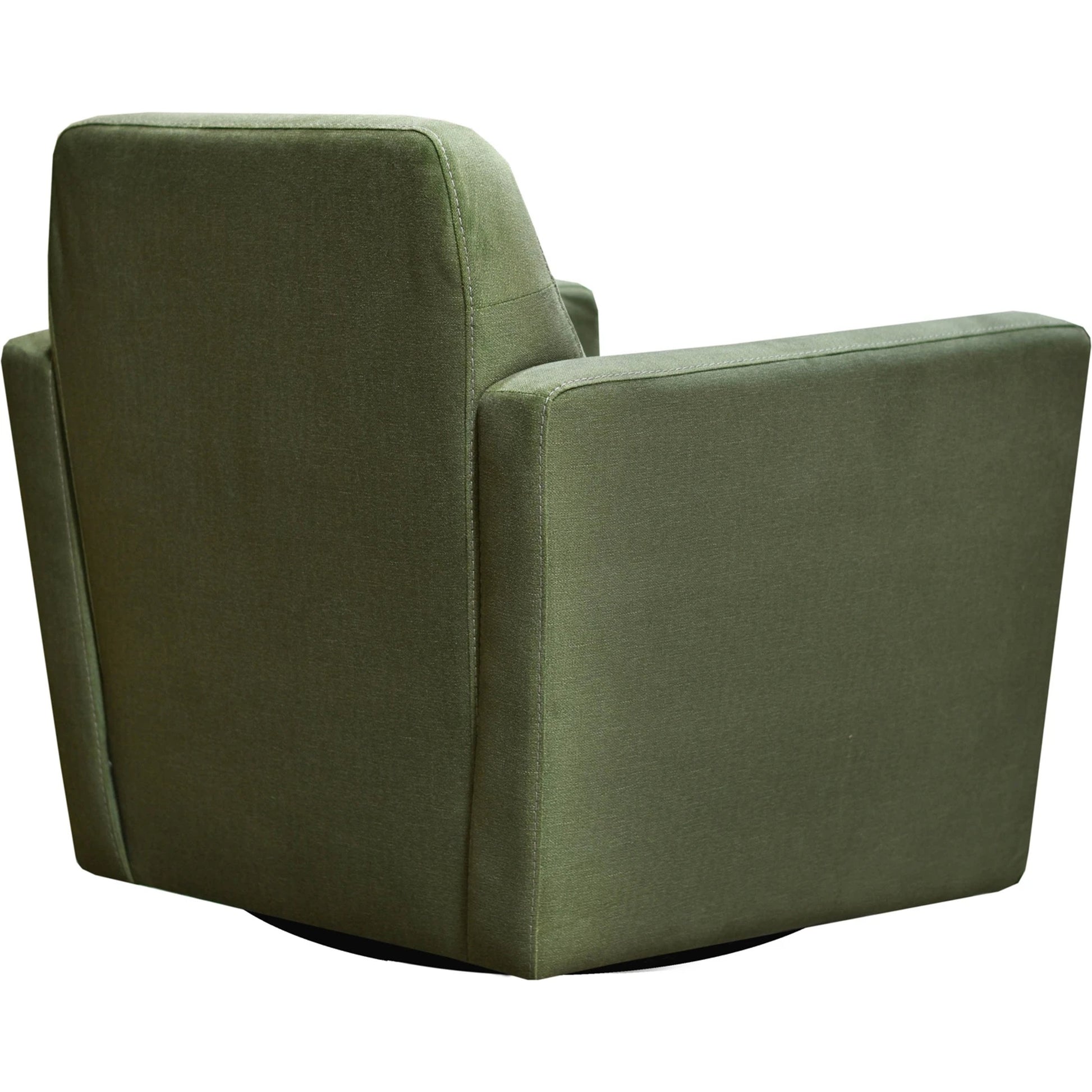 Cooper Swivel Club Chair by LH Imports in matte black. Made from pine, hardwood, metal, pu foam, polyester in a modern style.