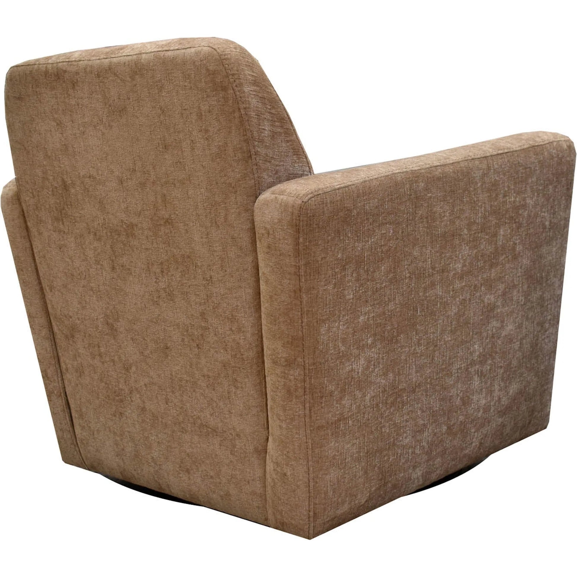 Cooper Swivel Club Chair by LH Imports in matte black. Made from pine, hardwood, metal, pu foam, polyester in a modern style.