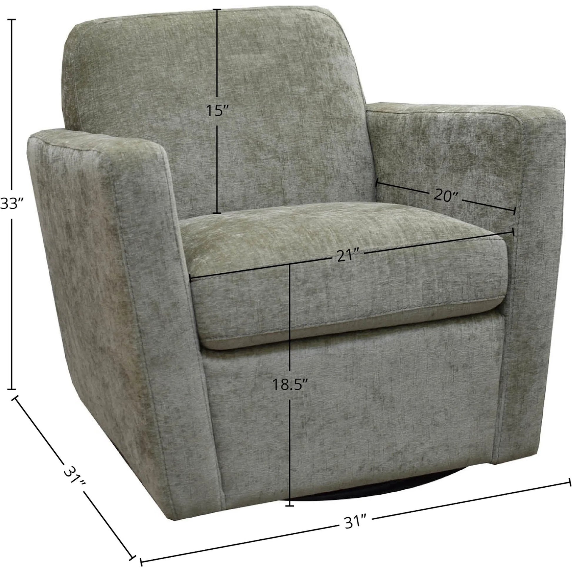 Cooper Swivel Club Chair by LH Imports in matte black. Made from pine, hardwood, metal, pu foam, polyester in a modern style.