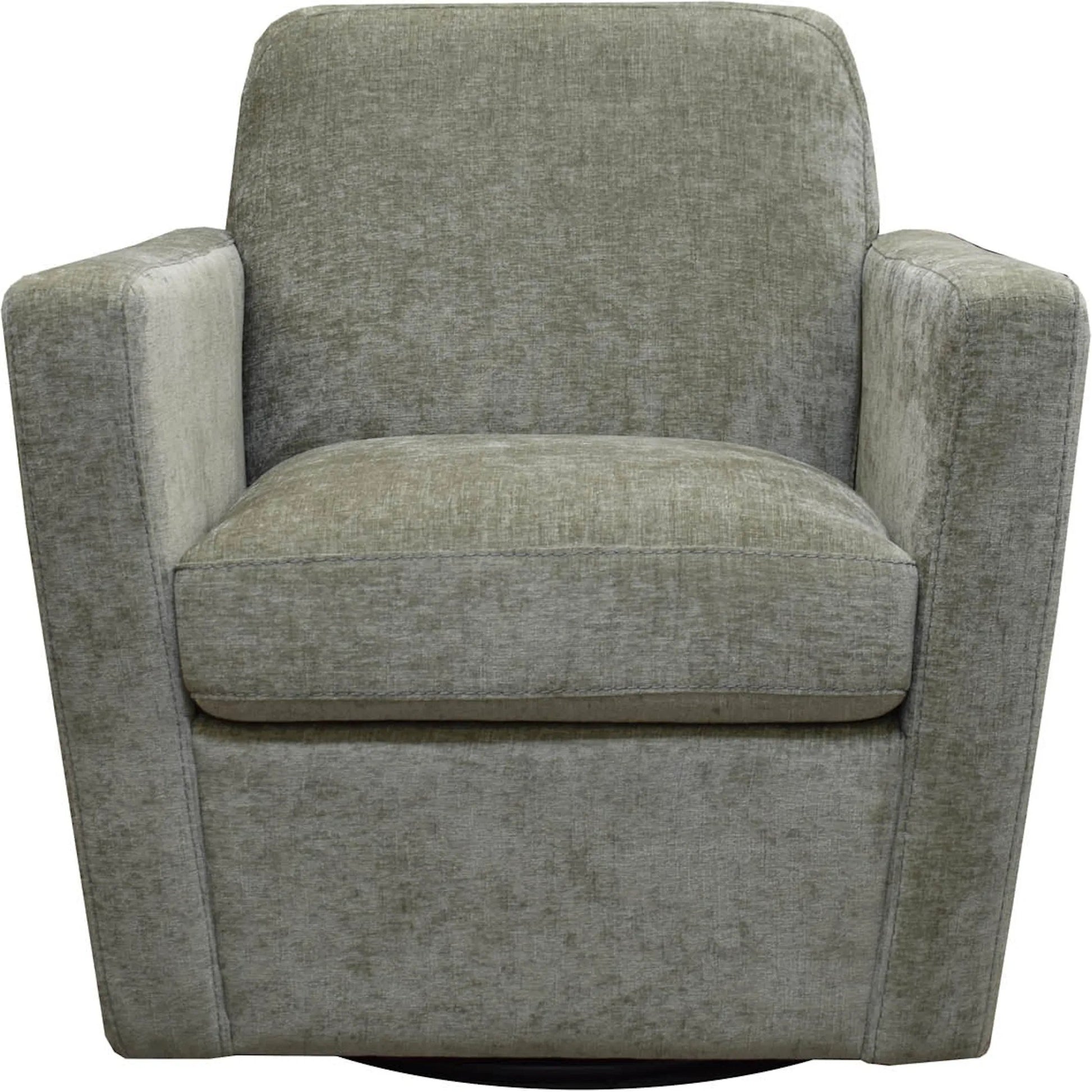 Cooper Swivel Club Chair by LH Imports in matte black. Made from pine, hardwood, metal, pu foam, polyester in a modern style.