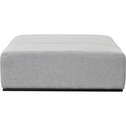 Sullivan Ottoman by LH Imports in alba stone and matte black. Made from unique in a transitional style.