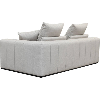 Sullivan Sectional RHF Sofa by LH Imports in alba stone and matte black. Made from unique in a transitional style.