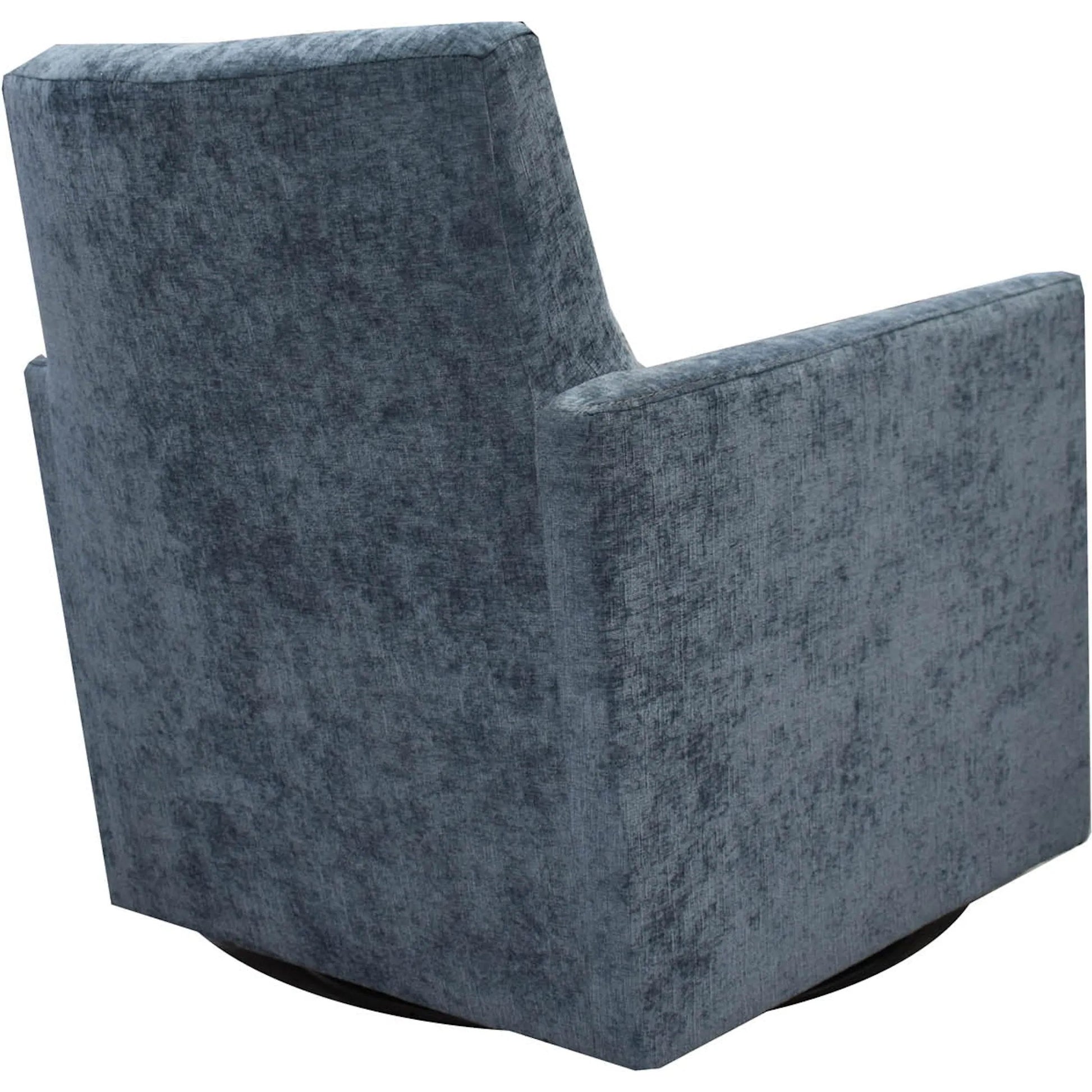 Riley Swivel Club Chair by LH Imports. Made from pine, plywood, metal, pu foam, 100% polyester fabric in a modern style.