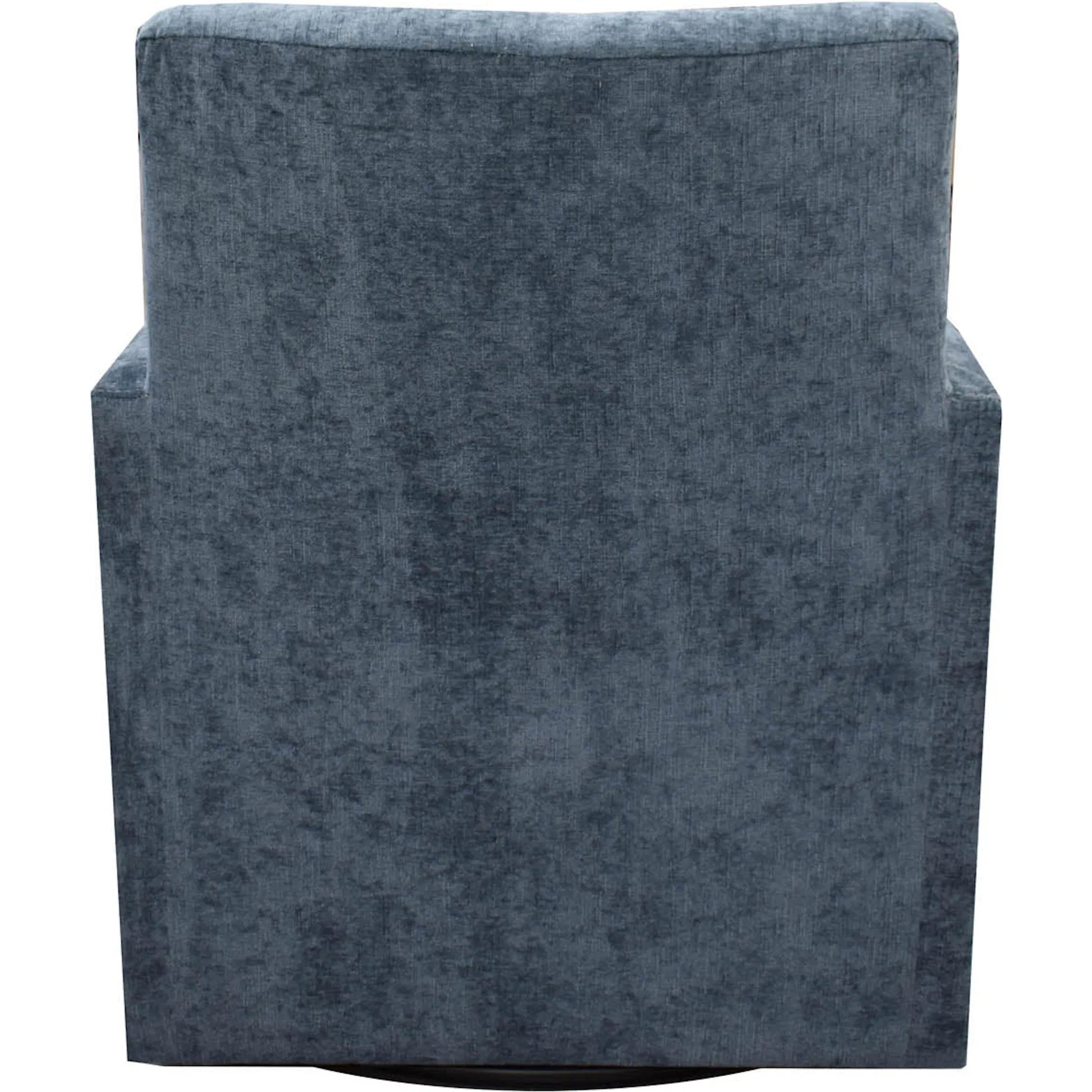 Riley Swivel Club Chair by LH Imports. Made from pine, plywood, metal, pu foam, 100% polyester fabric in a modern style.