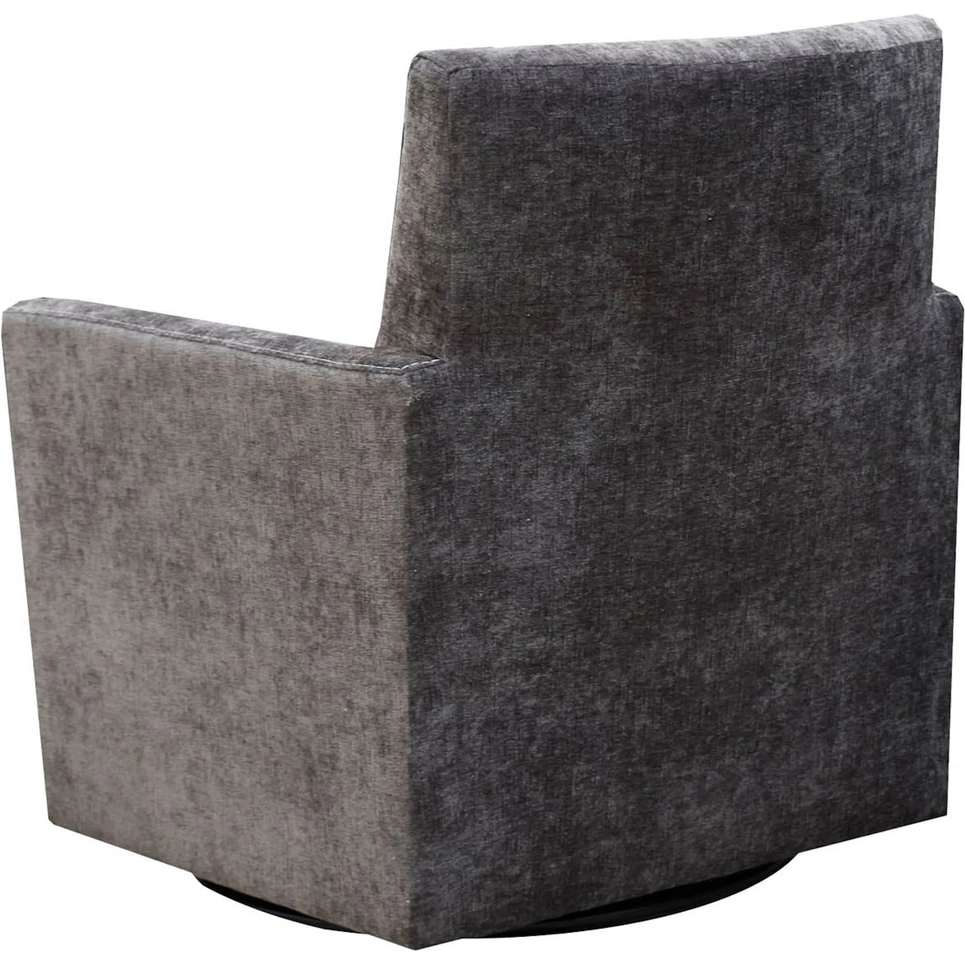 Riley Swivel Club Chair by LH Imports. Made from pine, plywood, metal, pu foam, 100% polyester fabric in a modern style.