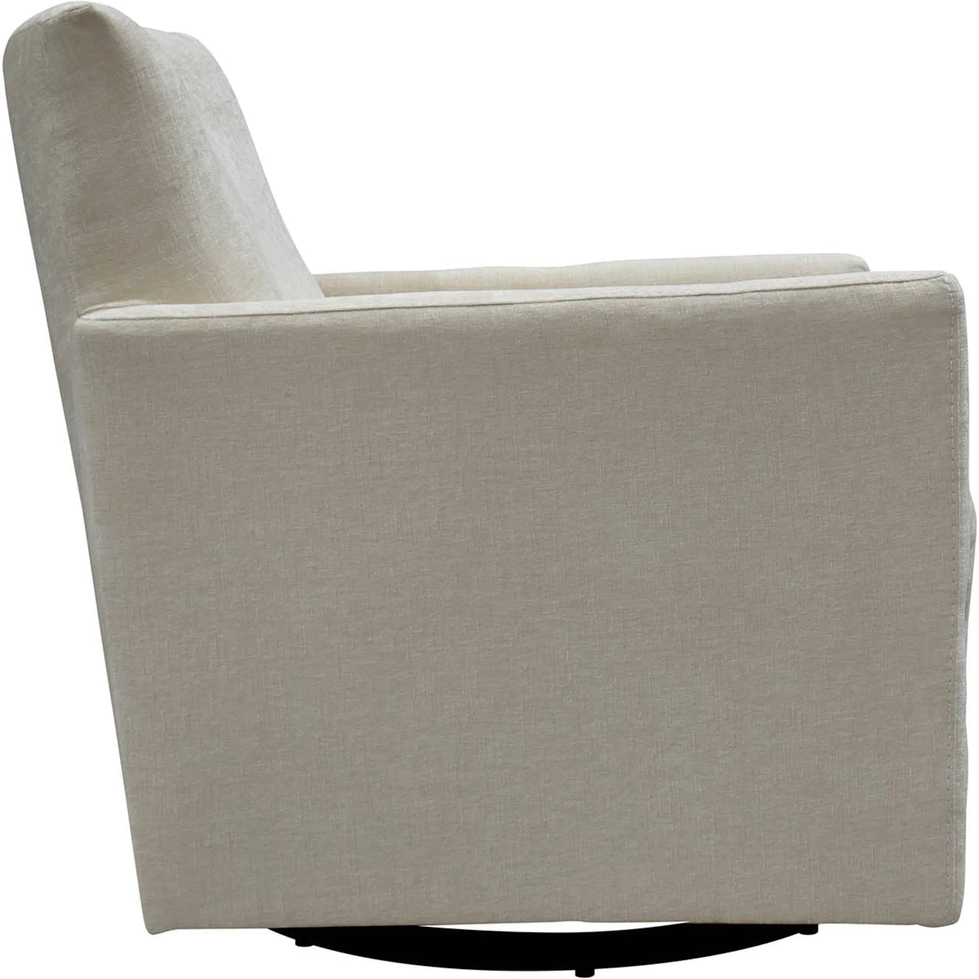 Riley Swivel Club Chair by LH Imports. Made from pine, plywood, metal, pu foam, 100% polyester fabric in a modern style.