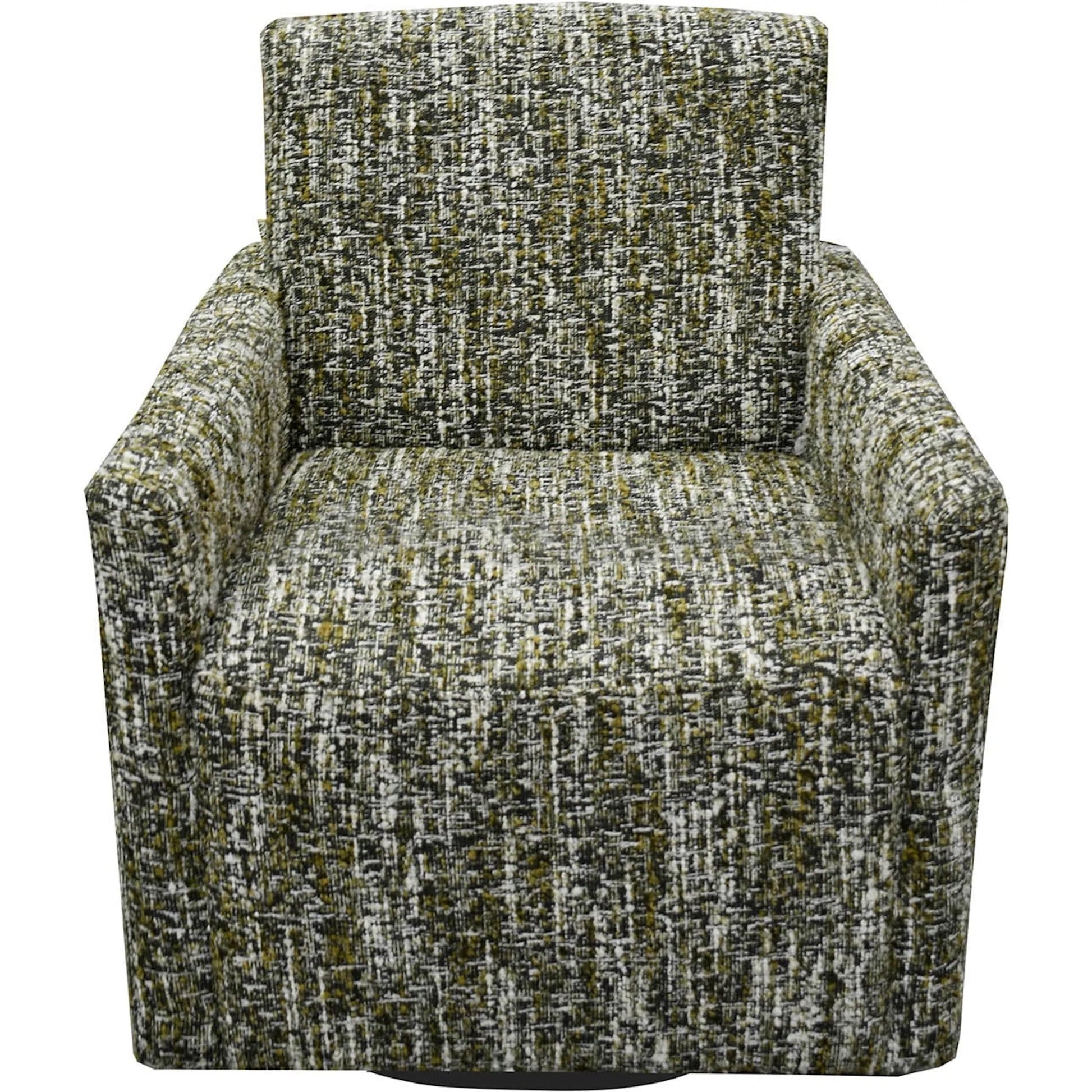 Riley Swivel Club Chair by LH Imports. Made from pine, plywood, metal, pu foam, 100% polyester fabric in a modern style.