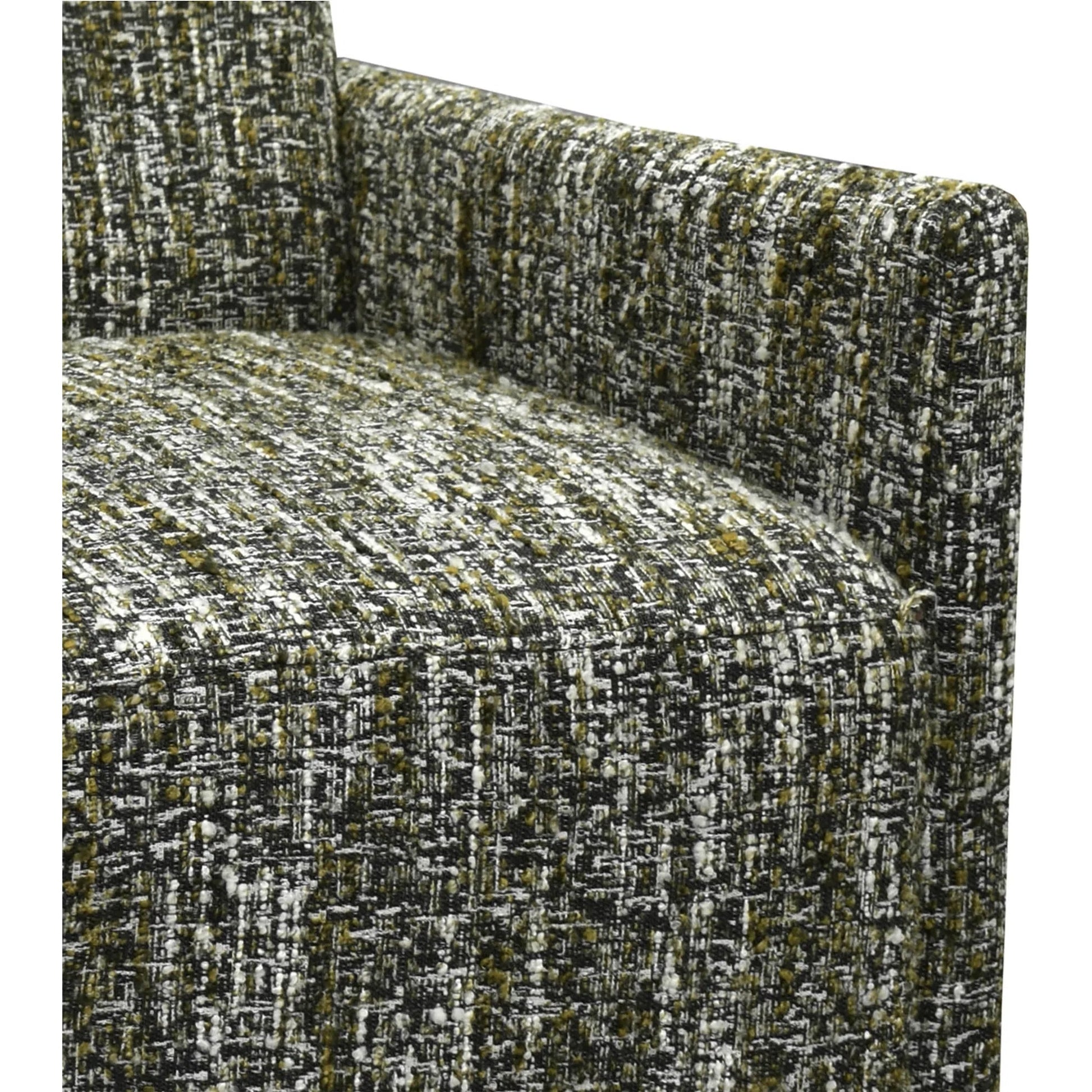 Riley Swivel Club Chair by LH Imports. Made from pine, plywood, metal, pu foam, 100% polyester fabric in a modern style.