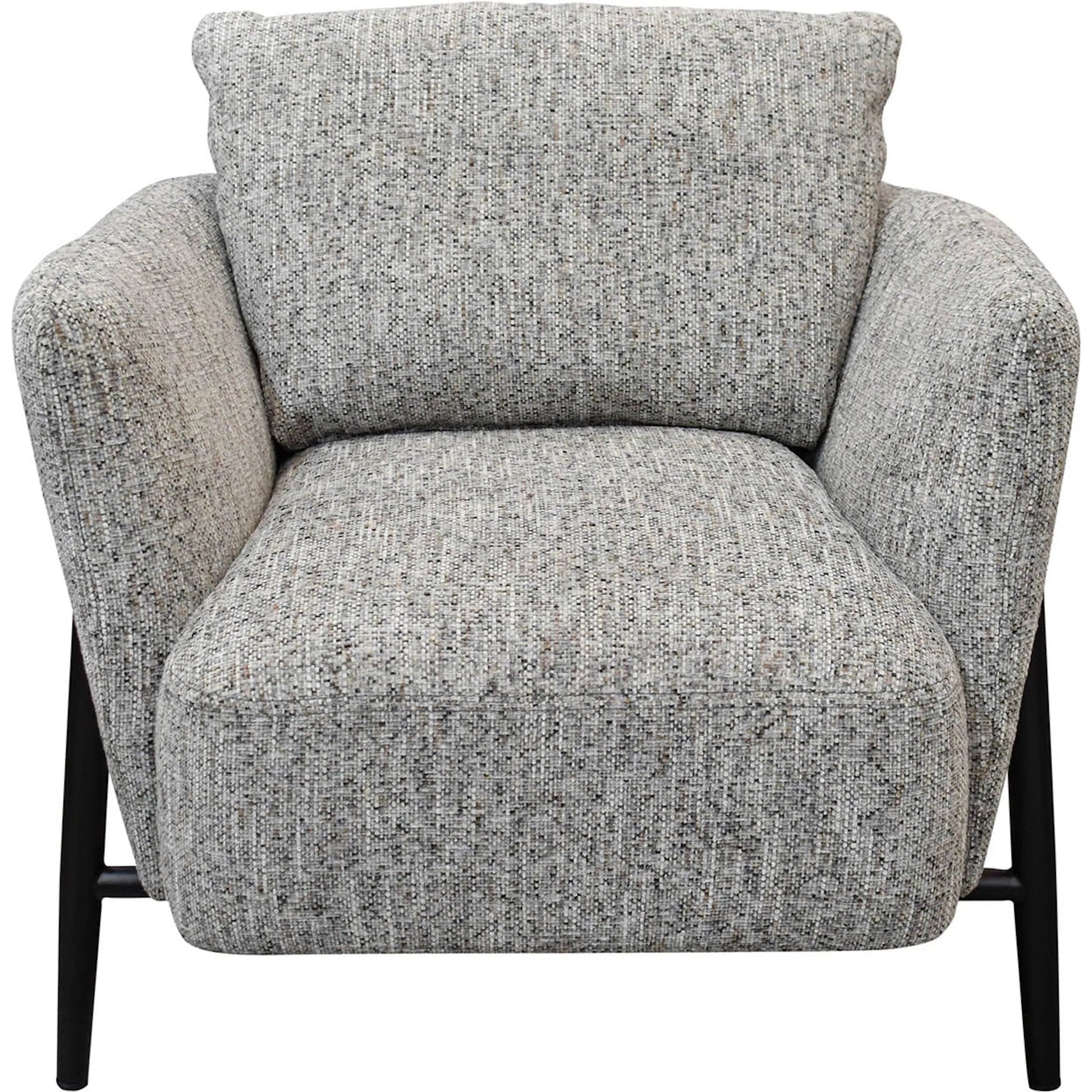 Beaux Club Chair by LH Imports in black. Made from unique in a modern style.