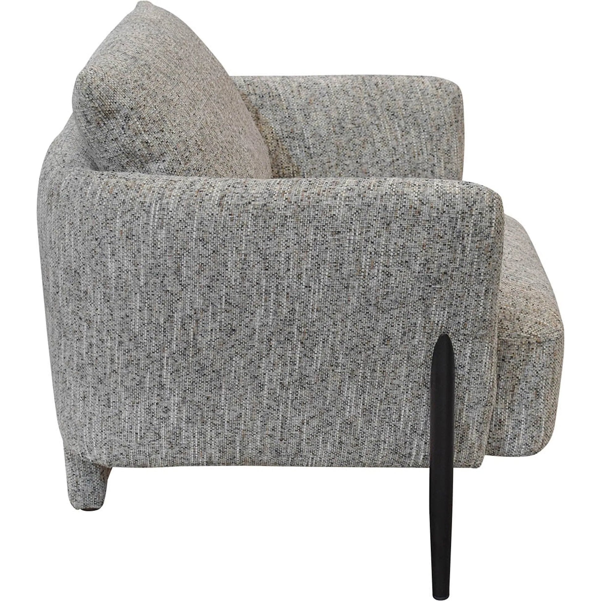 Beaux Club Chair by LH Imports in black. Made from unique in a modern style.