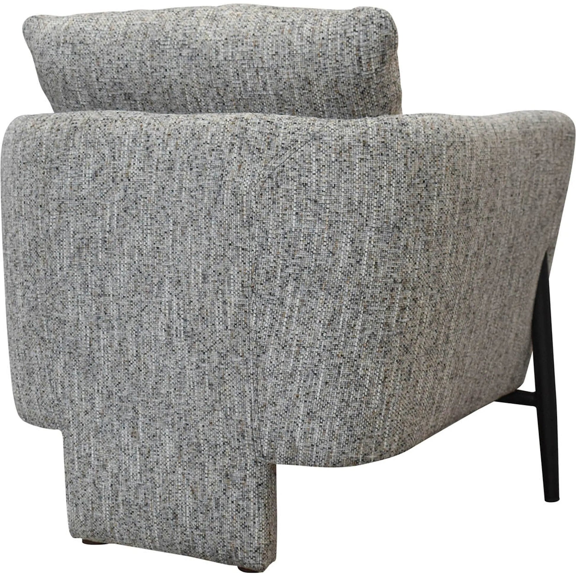 Beaux Club Chair by LH Imports in black. Made from unique in a modern style.