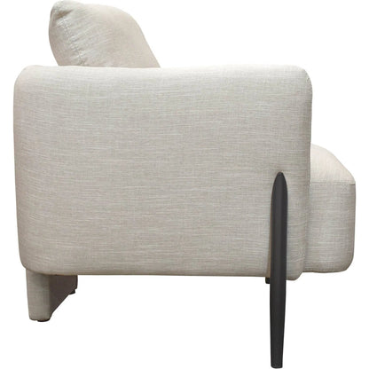 Beaux Club Chair by LH Imports in black. Made from unique in a modern style.