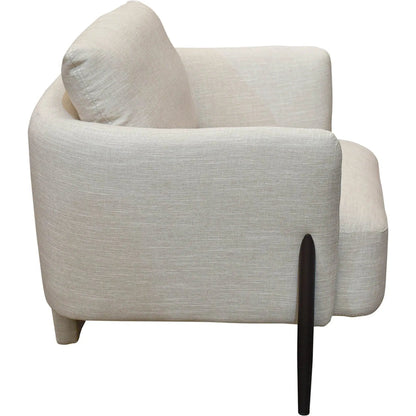Beaux Club Chair by LH Imports in black. Made from unique in a modern style.