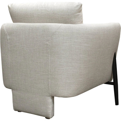 Beaux Club Chair by LH Imports in black. Made from unique in a modern style.