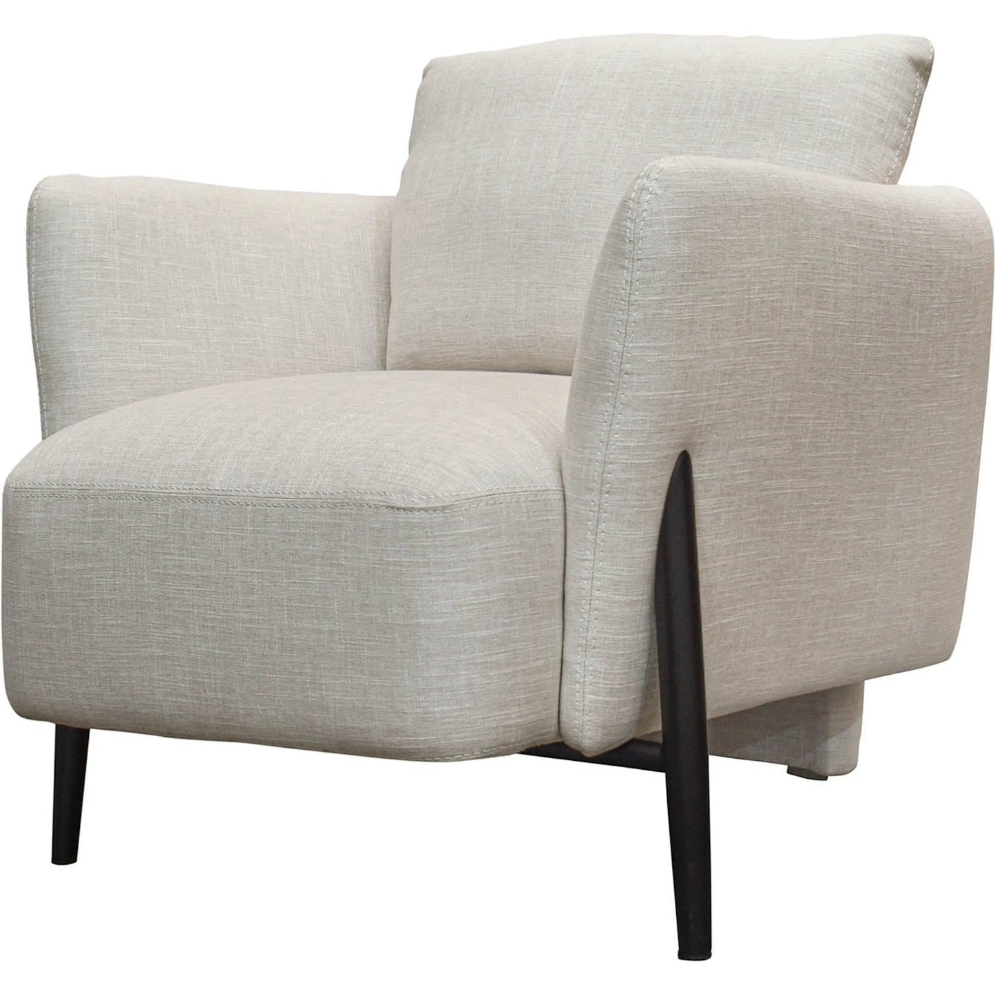 002 SI-2452773 | Primary Silo | Beaux Club Chair by LH Imports in black. Made from unique in a modern style.