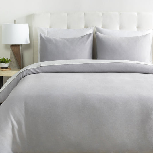 Dawson Duvet Set - 32961 by Livabliss. Made from 100% linen in a traditional style.