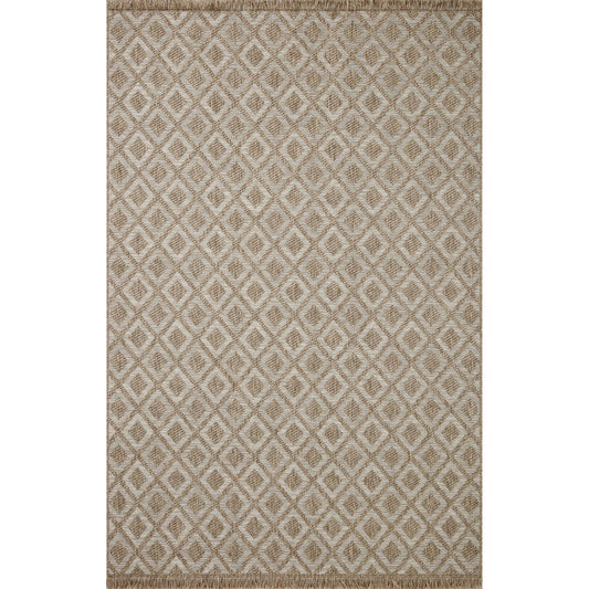 Dawn DAW-07 Rug by Loloi II in natural. Made from 100% polypropylene in a unique style.