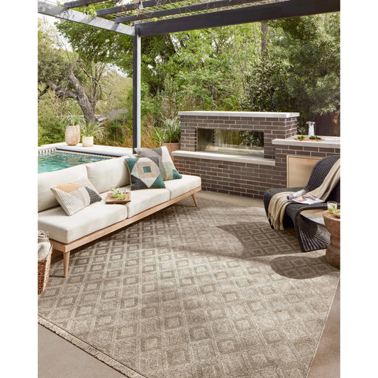 Dawn DAW-07 Rug by Loloi II in natural. Made from 100% polypropylene in a unique style.