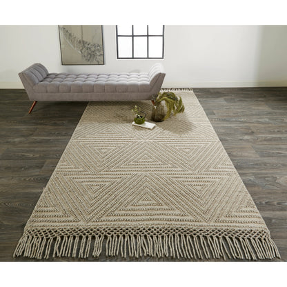 Phoenix Transitional Geometric Rug - 0810F by Feizy. Made from wool, polyester, nylon in a unique style.