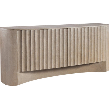 Loggia Entertainment Credenza by Bernhardt in aria. Made from wood in a transitional style.