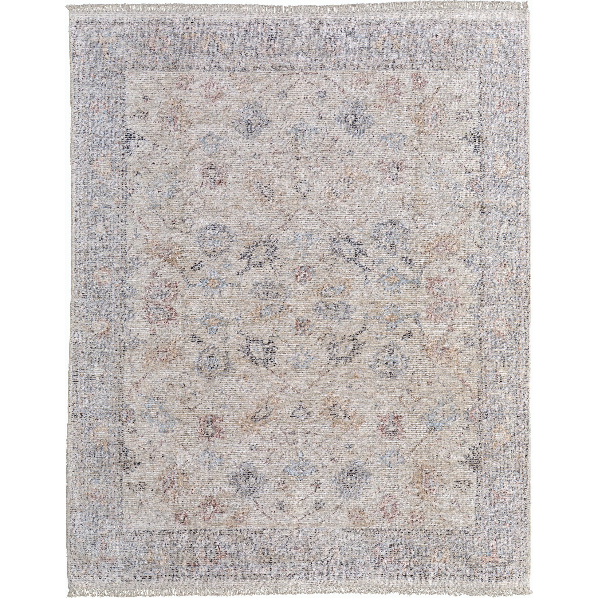 Caldwell Rug - 8798976F by Feizy in ivory, tan, blue. Made from wool, viscose in a unique style.