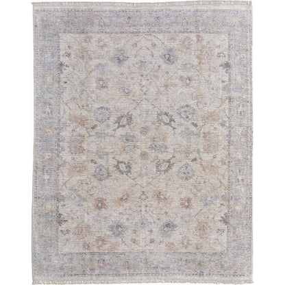 Caldwell Rug - 8798976F by Feizy in ivory, tan, blue. Made from wool, viscose in a unique style.