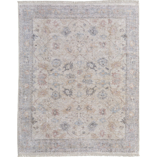 Caldwell Rug - 8798976F by Feizy in ivory, tan, blue. Made from wool, viscose in a unique style.