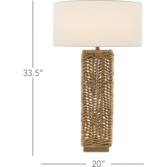 Torquay Table Lamp by Currey and Company. Made from unique in a coastal style.