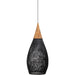 D-Bodhi Horn Pendant by LH Imports. Made from reclaimed teak wood, natural rattan, iron in a cottage & farmhouse style.