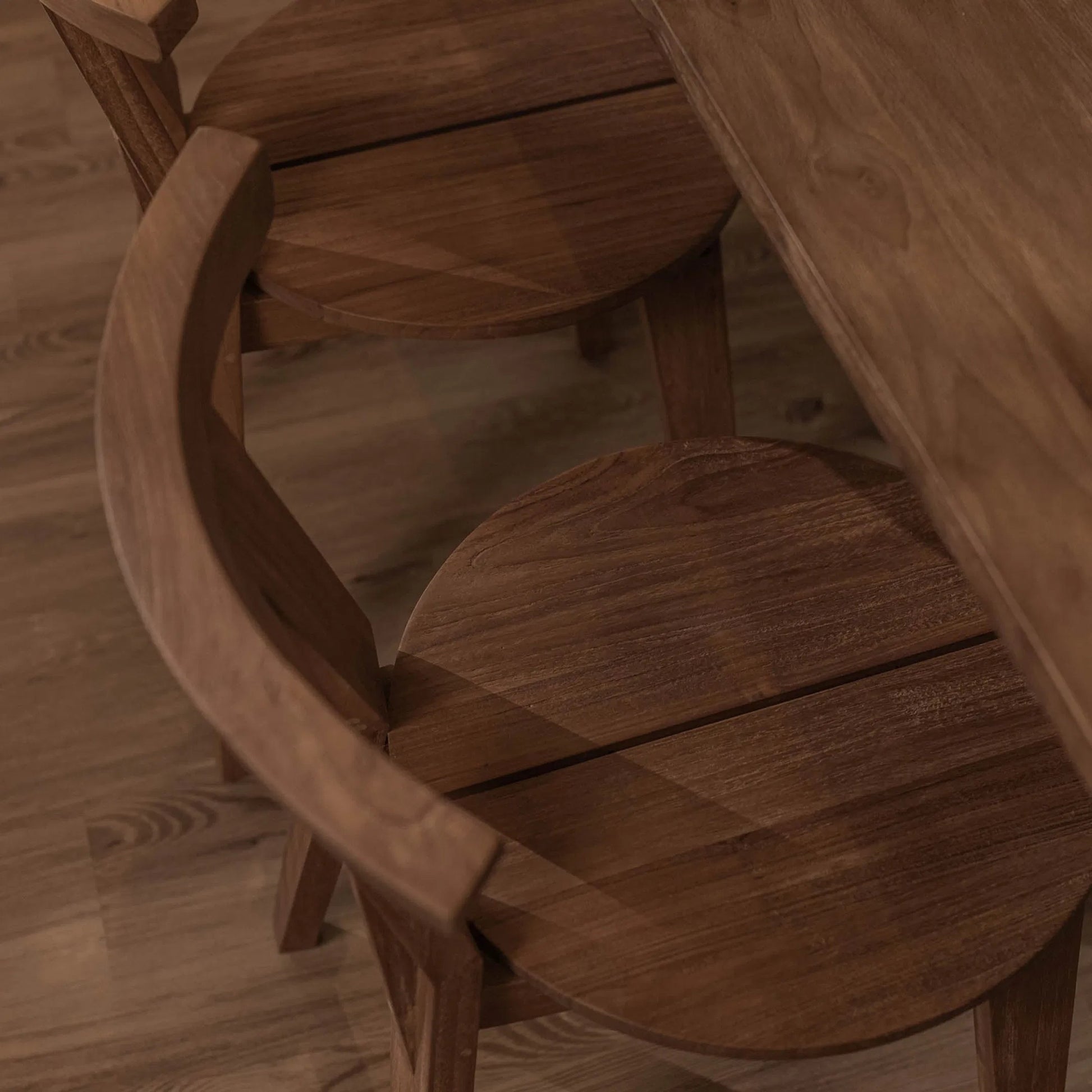 D-Bodhi Artisan Buffalo Dining Chair by LH Imports in teak. Made from unique in a transitional style.