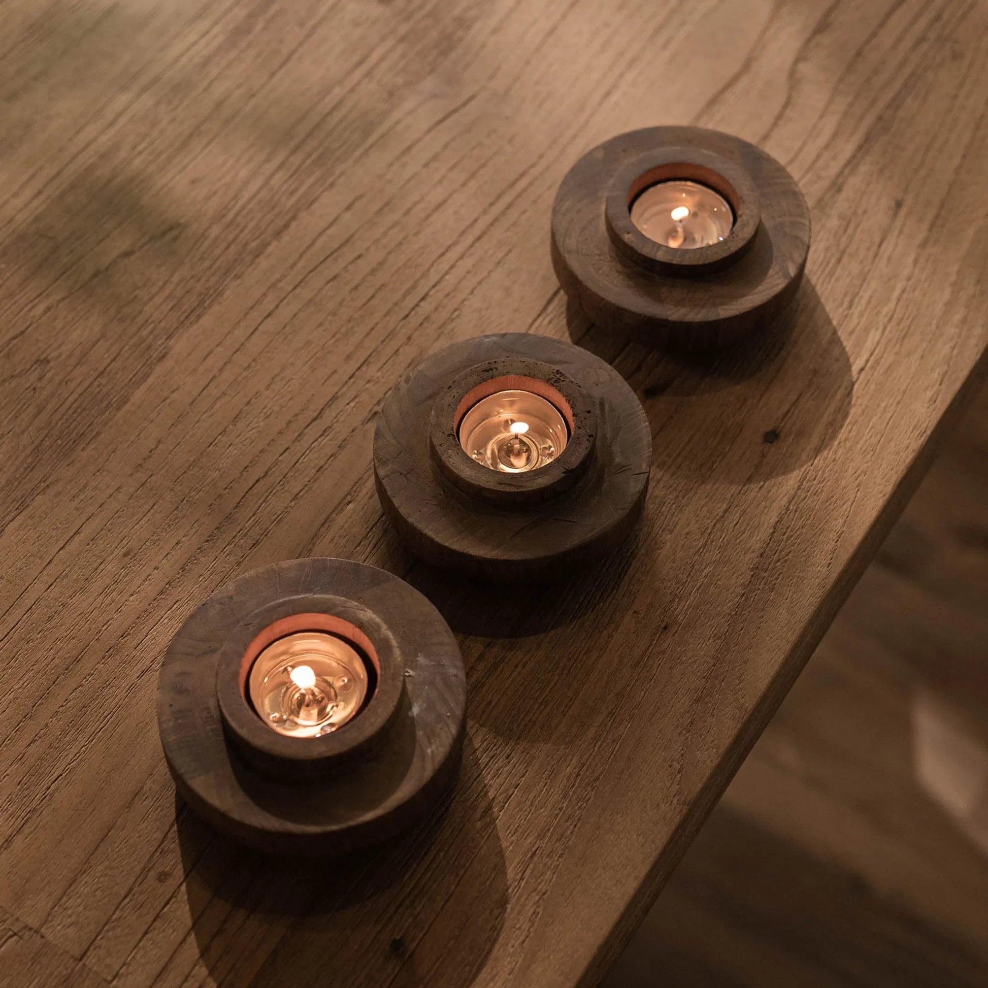 D-Bodhi Ring Candle Holder by LH Imports in brown. Made from unique in a transitional style.
