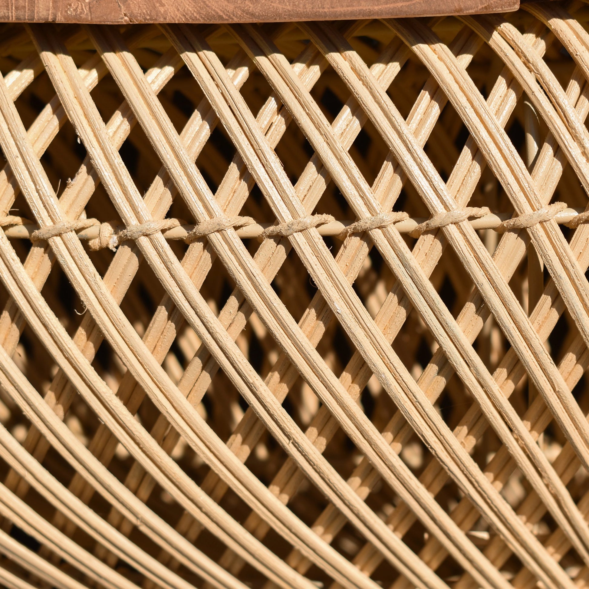 D-Bodhi Wave Side Table by LH Imports. Made from reclaimed teak, rattan, reclaimed iron in a cottage & farmhouse style.