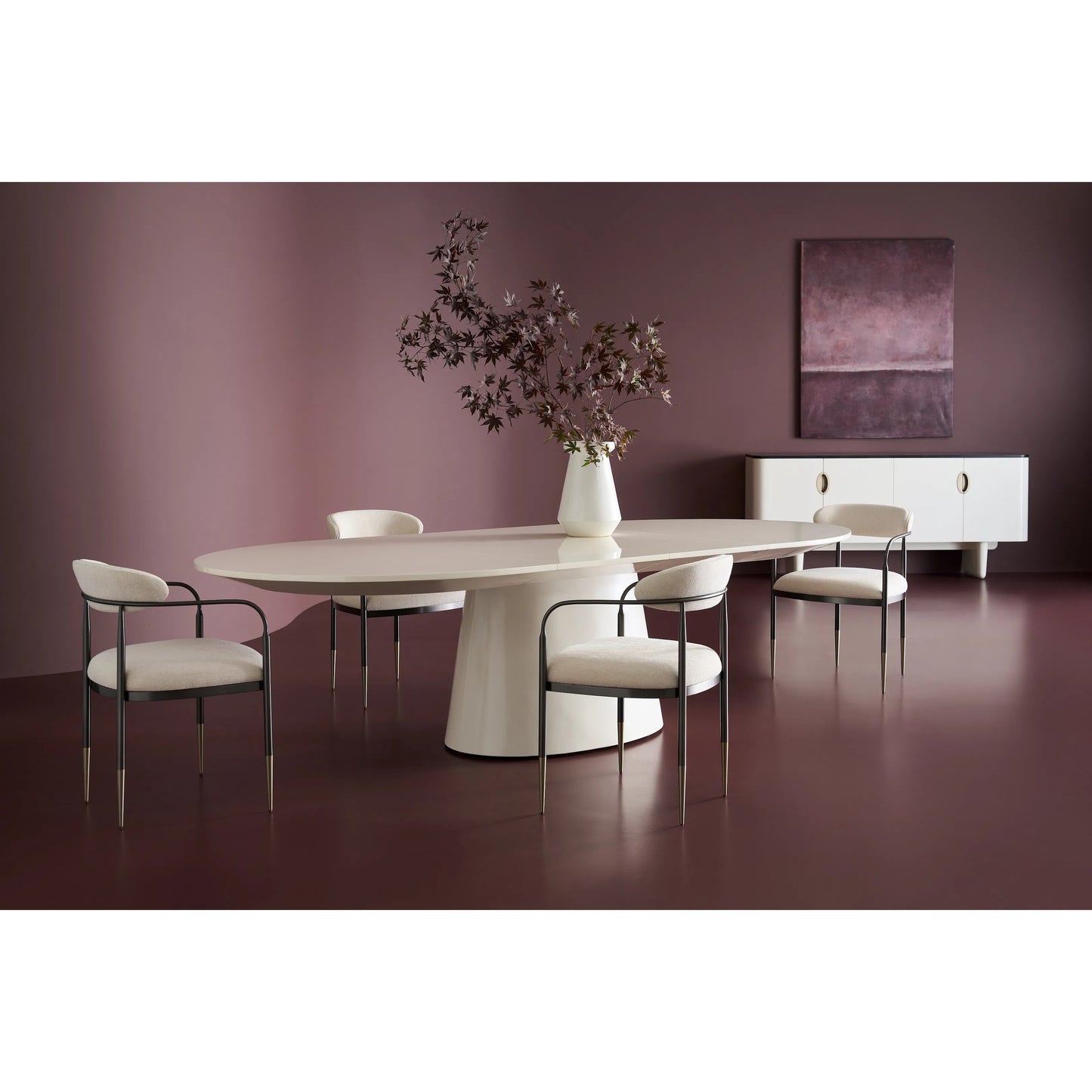 007 SI-2370759 | Lifestyle | Epoch Armchair by Caracole in ivory and deep bronze, champagne gold. Made from unique in a transitional style.