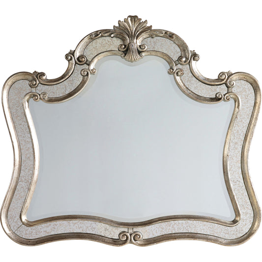Sanctuary Mirror by Hooker Furniture in bardot. Made from resin in a traditional style.